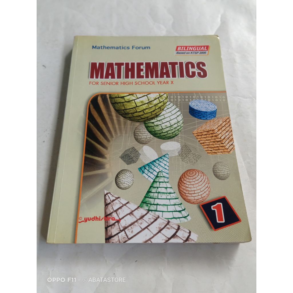 BUKU MATHEMATICS SMA KLS X EDISI BILINGUAL KTSP 2006