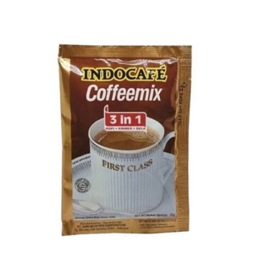 

indocafe mix kopi 3in1 kopi instan 1 renceng / 10 sachet