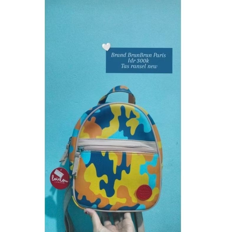 Tas Ransel backpack wanita Sophie Martin