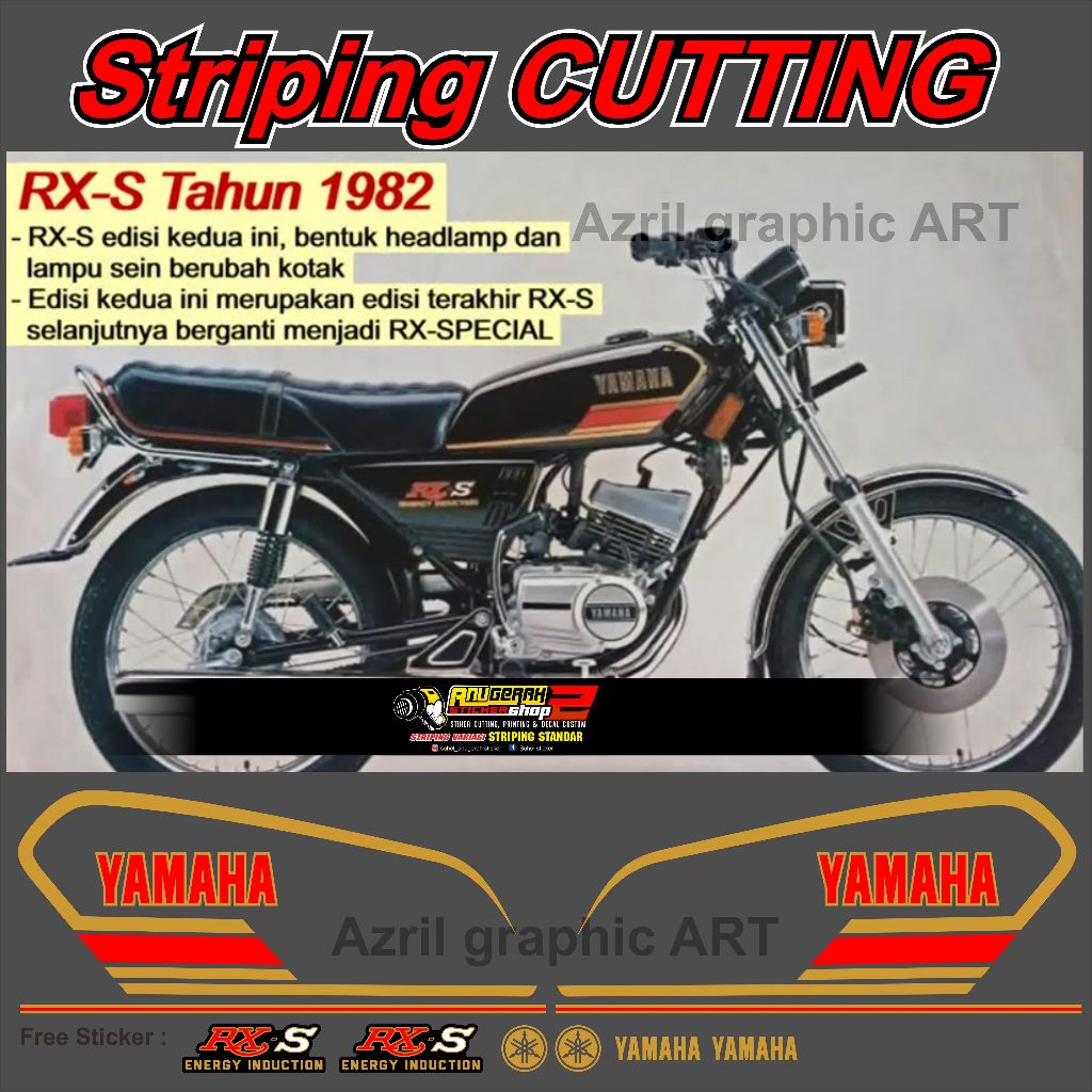 Striping Yamaha RX -S 1982
