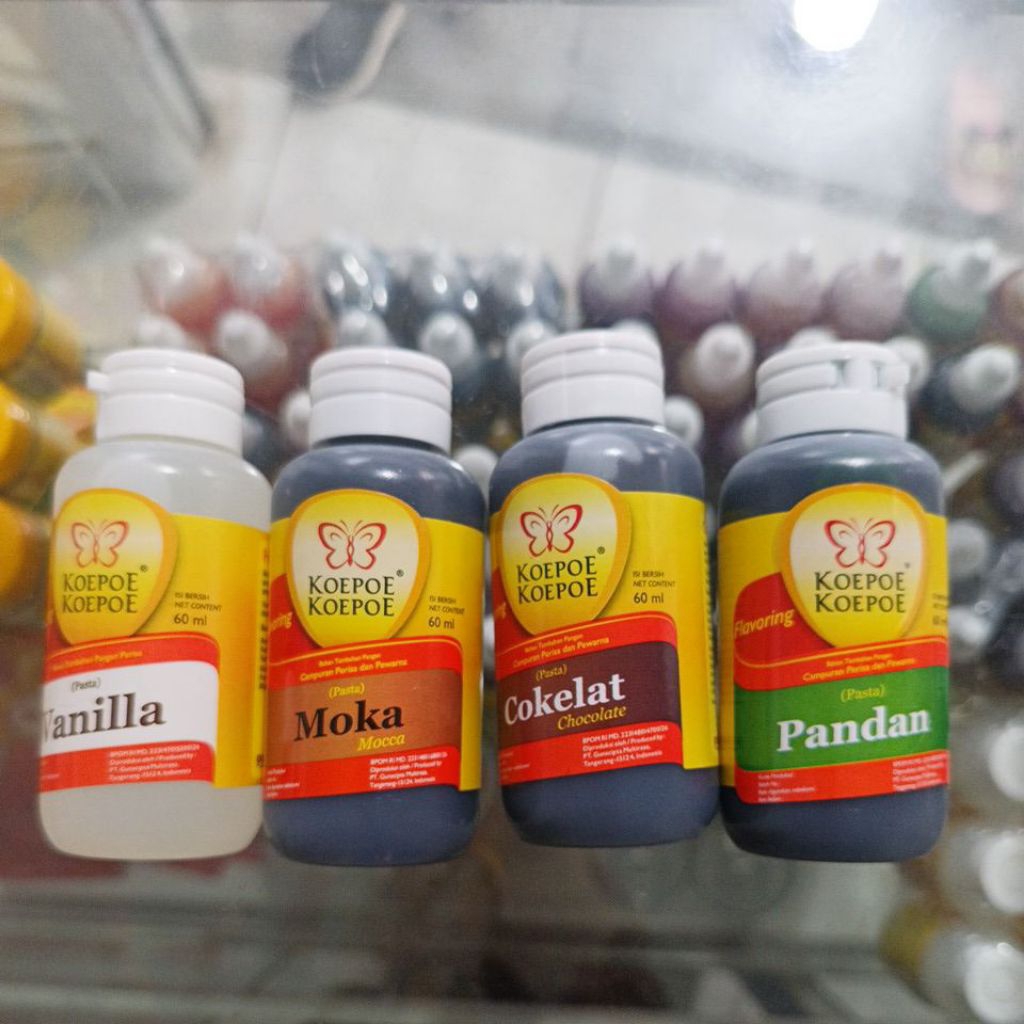 

Koepoe koepoe Perisai Mocca/Vanila/Coklat/Pandan