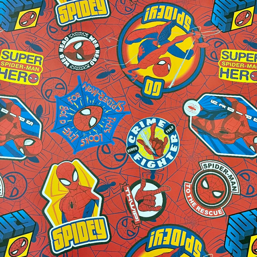 

Kertas Kado Jumbo Sansan Wawa Motif Spiderman / Superhero / Marvel / Disney - SW 560