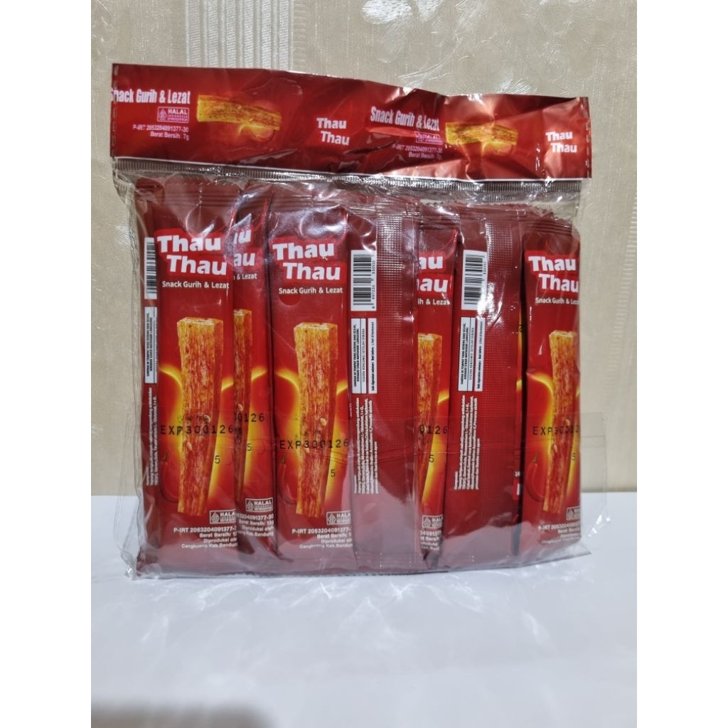 

Thau Thau Snack Gurih & Lezat 20pcs @13gram