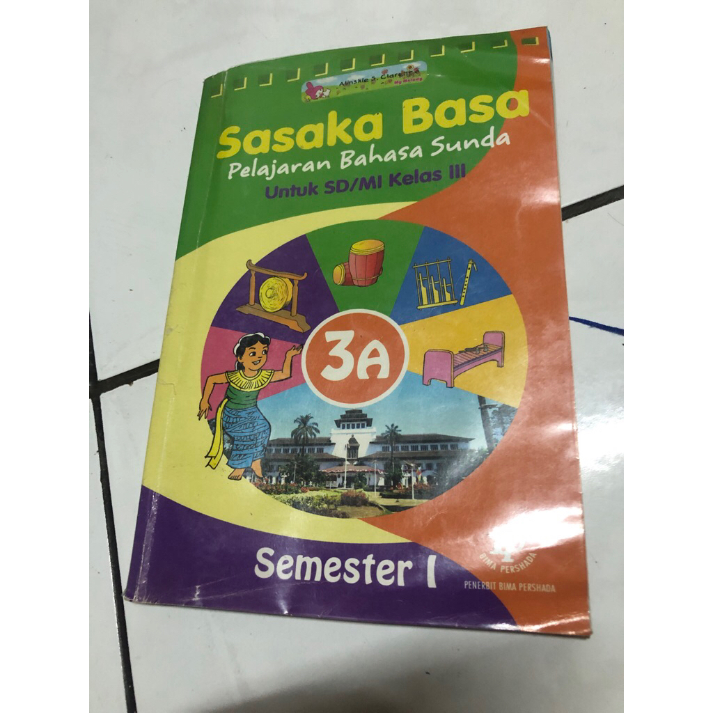 buku sasaka basa pelajaran bahasa sunda untuk SD kelas 3