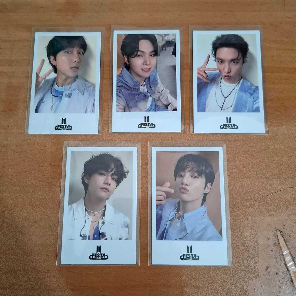 {READY} OFFICIAL Instant Photo BTS FESTA / PHOTOCARD BTS FESTA 2025 WEVERSE / PC BTS OFFICIAL
