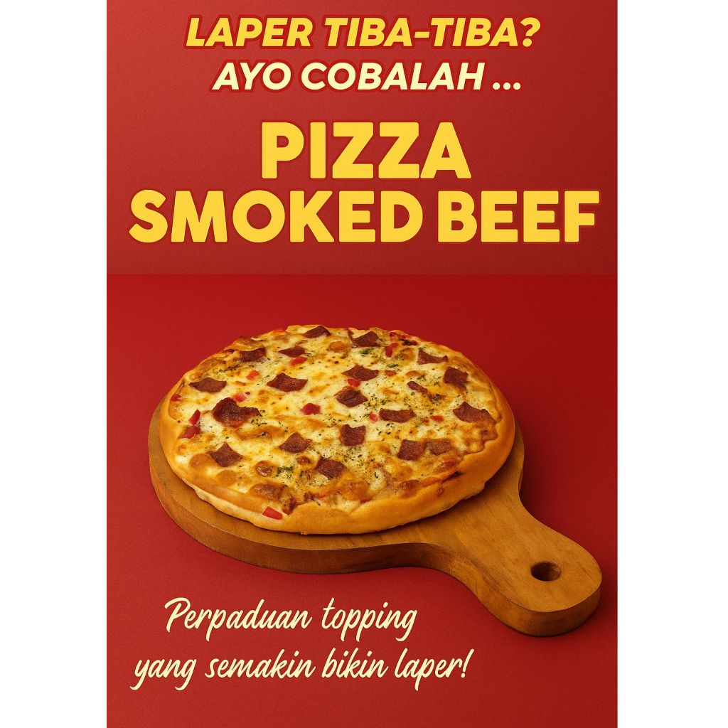 

pizza siap saji smokebeef - sosis homemade pengiriman instant