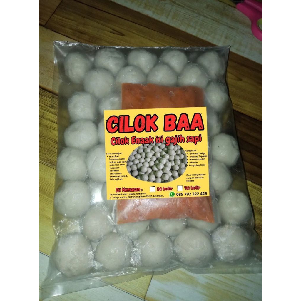 

Cilok Isi gajih sapi