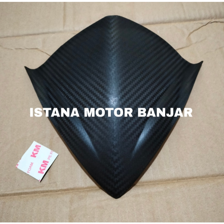 VISOR HONDA BEAT INJEKSI BEAT FI TAHUN 2013 - 2015 / VISOR BEAT FI 2015 KARBON