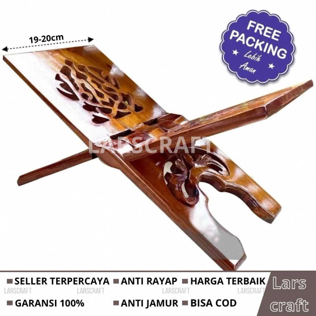 Bilu_Ciaw Free Petunjuk Mengaji Rekal Al Quran/Rekal Al Quran Lipat/Rekal Al Quran Kayu Jati Rekal