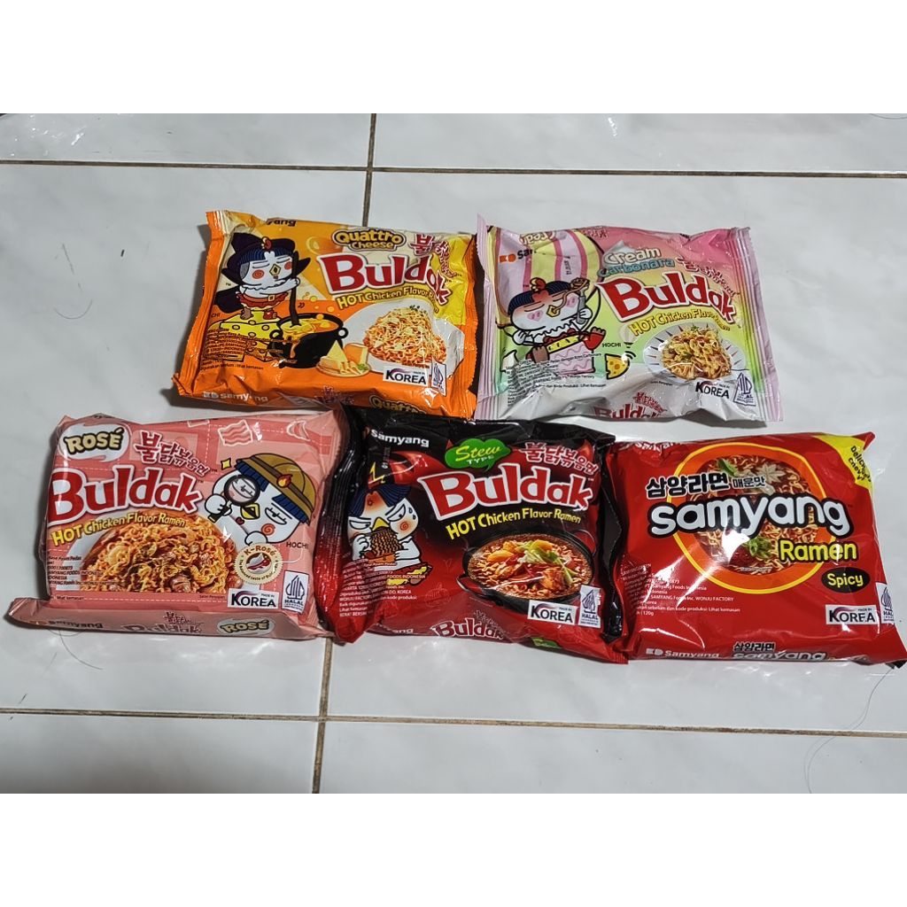 

SAMYANG BULDAK RAMEN SERIES HOT CHICKEN FLAVOR RAMEN (SAMYANG FOODS INDONESIA) ORIGINAL