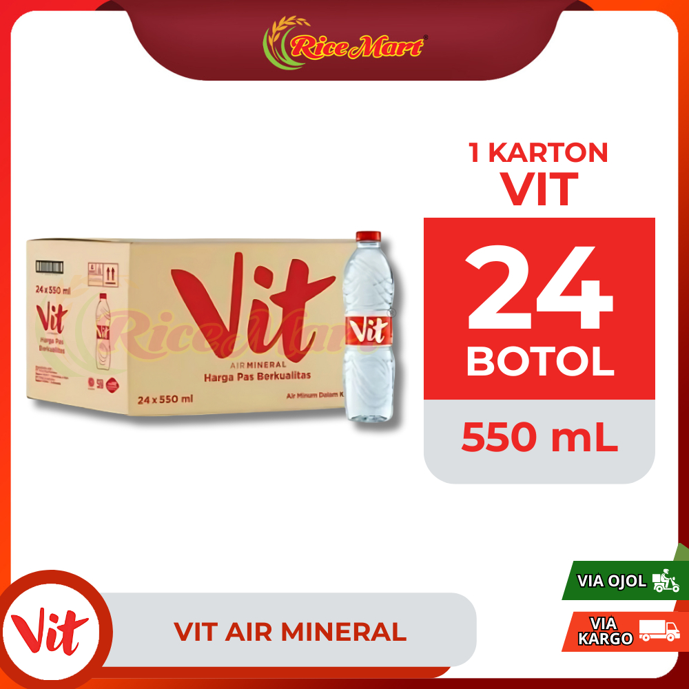 

[INSTAN] VIT Air Mineral 550ml Bottles x 24 per Carton