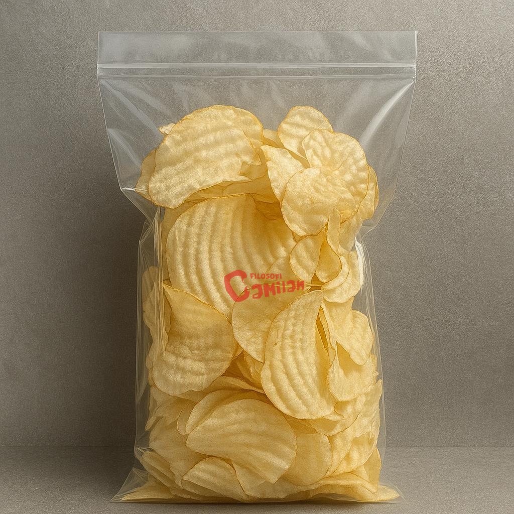 

Filosofi Camilan - Keripik Singkong Original Taste Asin Gurih Kemasn - 250g