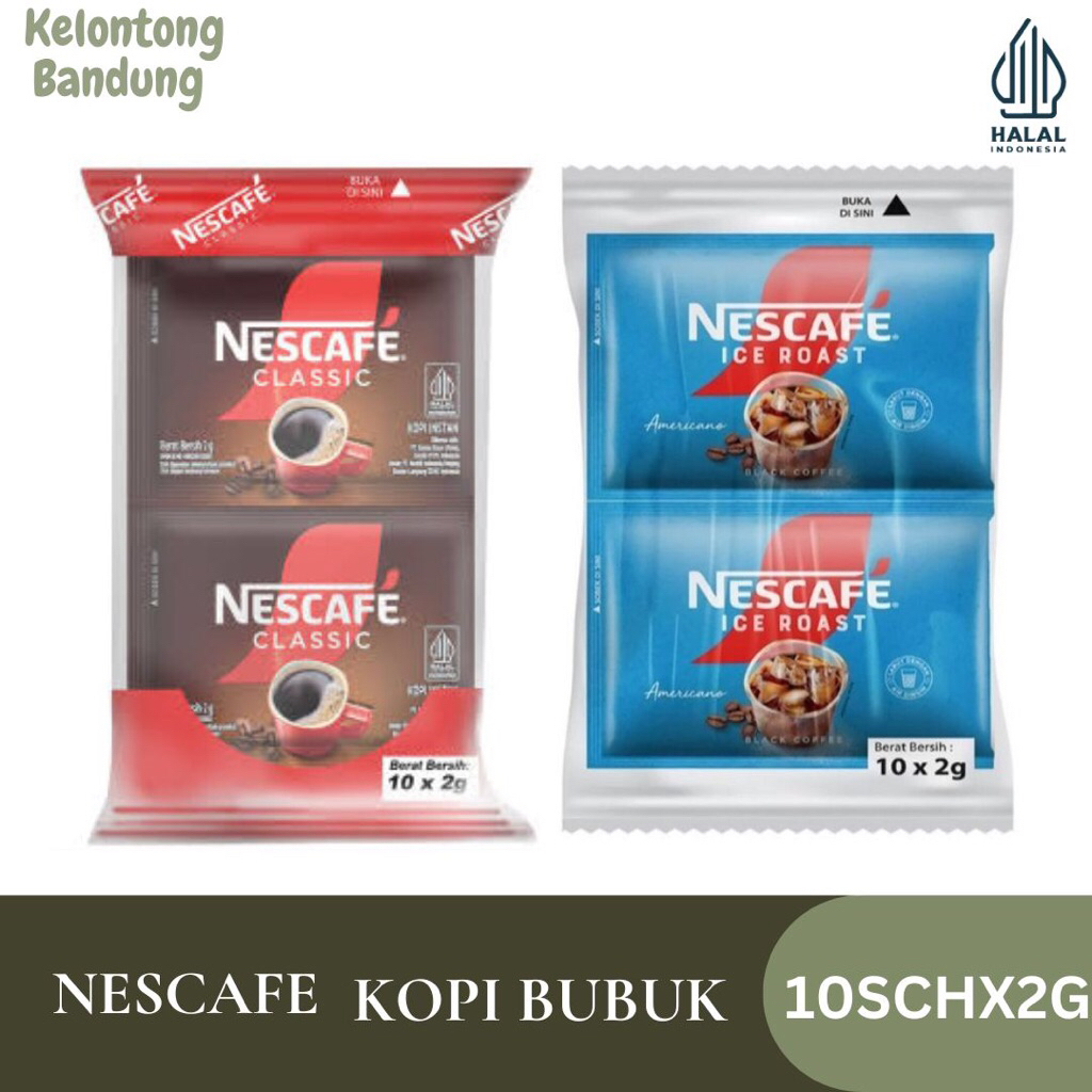 

Nescafe Ice Roast Americano & Nescafe coffee Classic 2g - 1RCG/10PC
