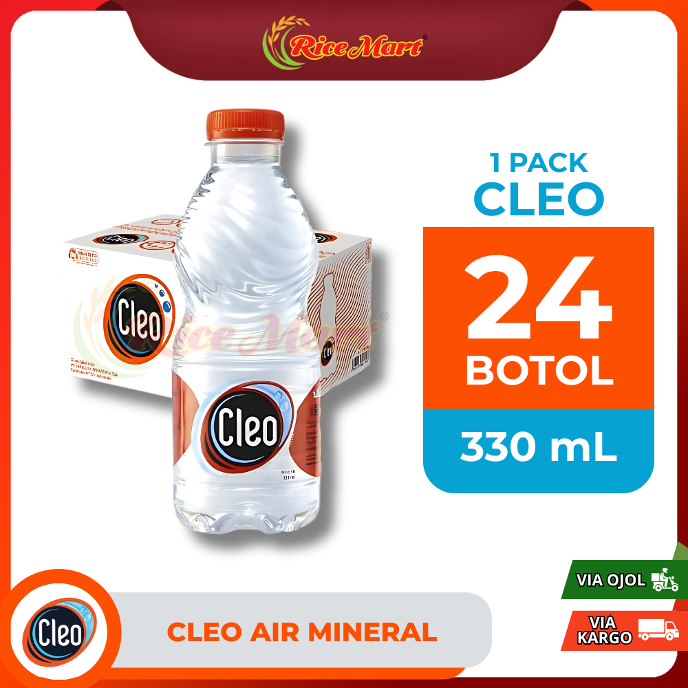 

[INSTAN] Air Mineral CLEO 330 ML isi 24 Botol