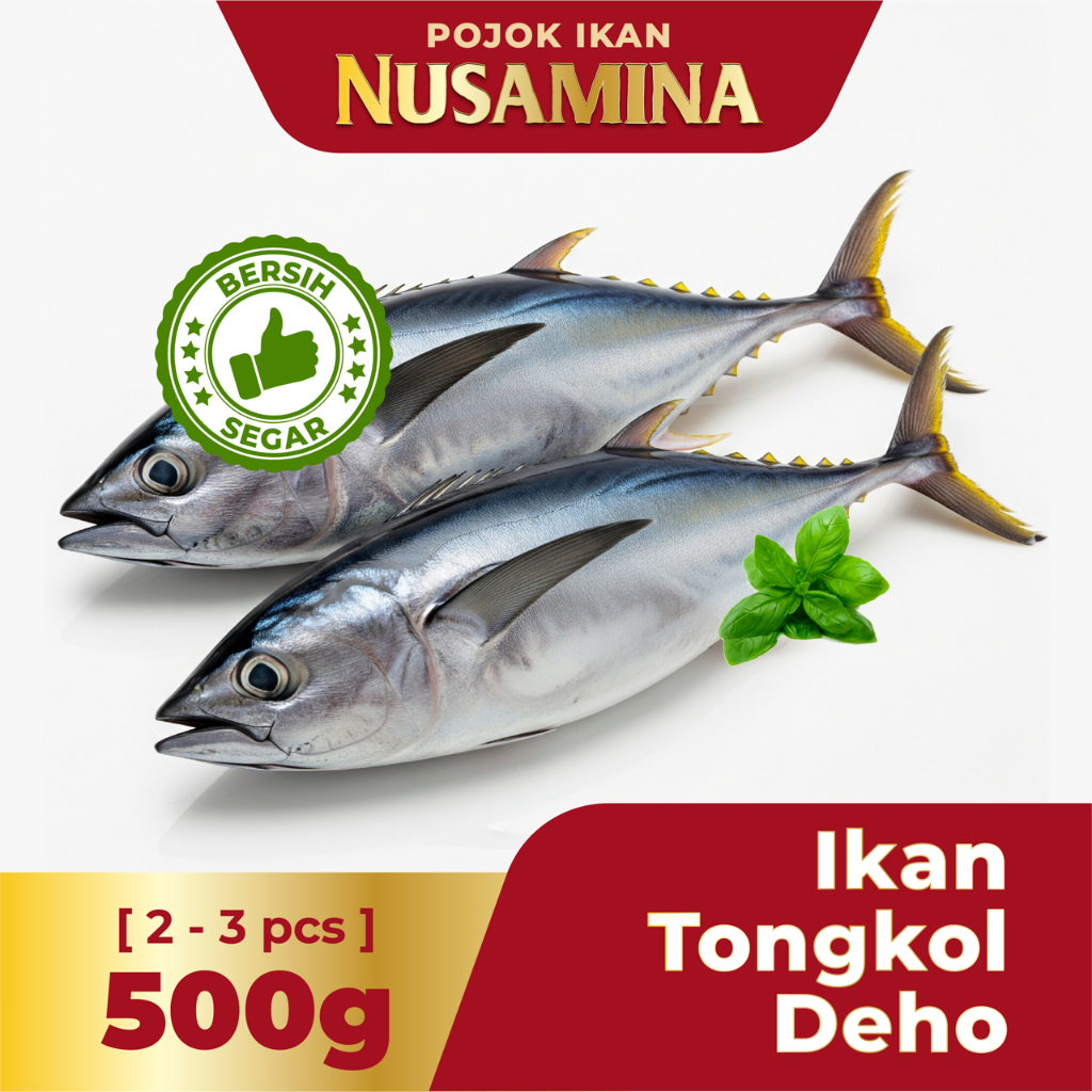 

Nusamina Ikan Tongkol Deho Bersih Segar Frozen [2-3 pcs] 500g