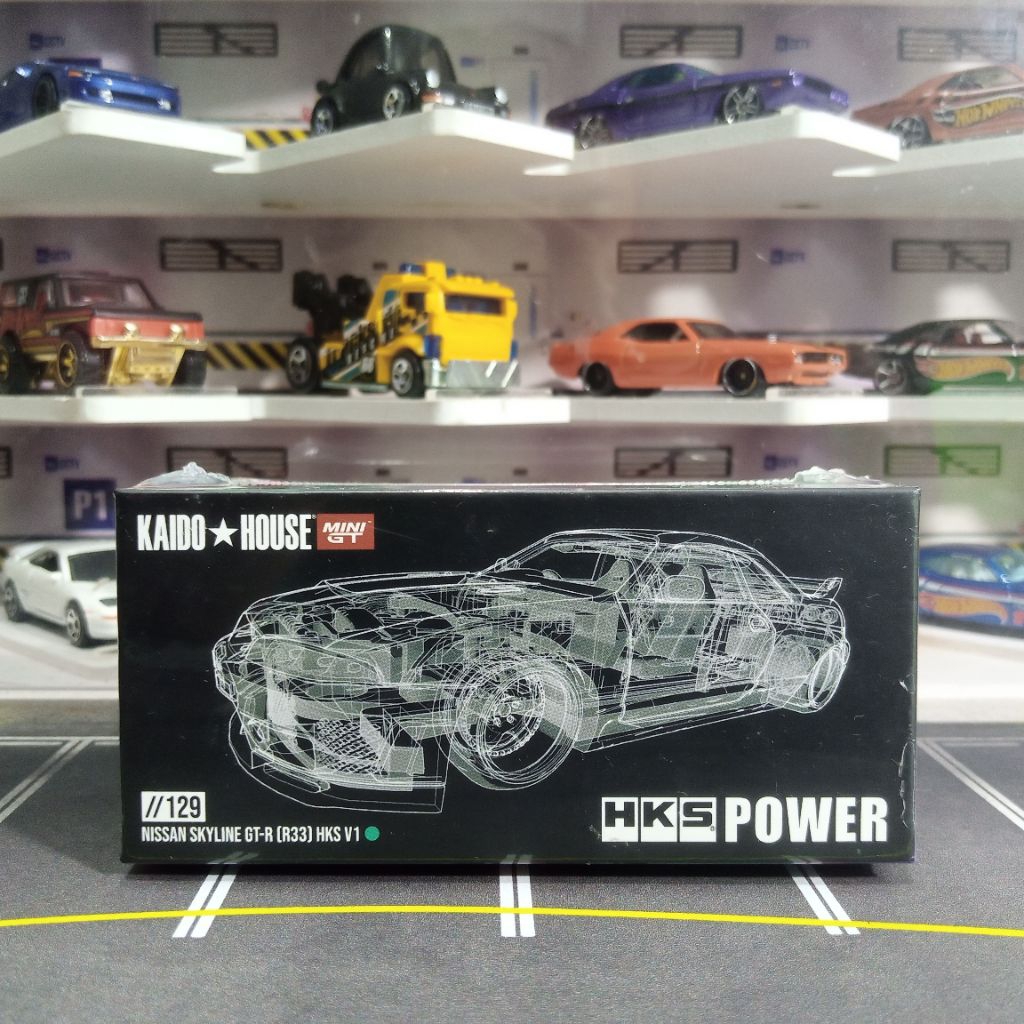 Mini GT Nissan Skyline GT-R (R33) HKS V1 KHMG129