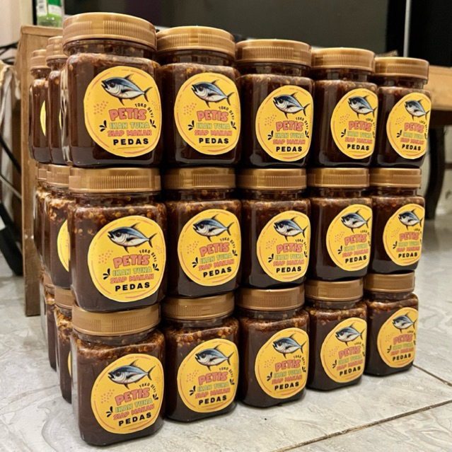

PETIS IKAN TUNA / PETIS IKAN PEDAS / TANPA PENGAWET / PETIS IKAN PEDAS SIAP COCOL / -+ 230gr