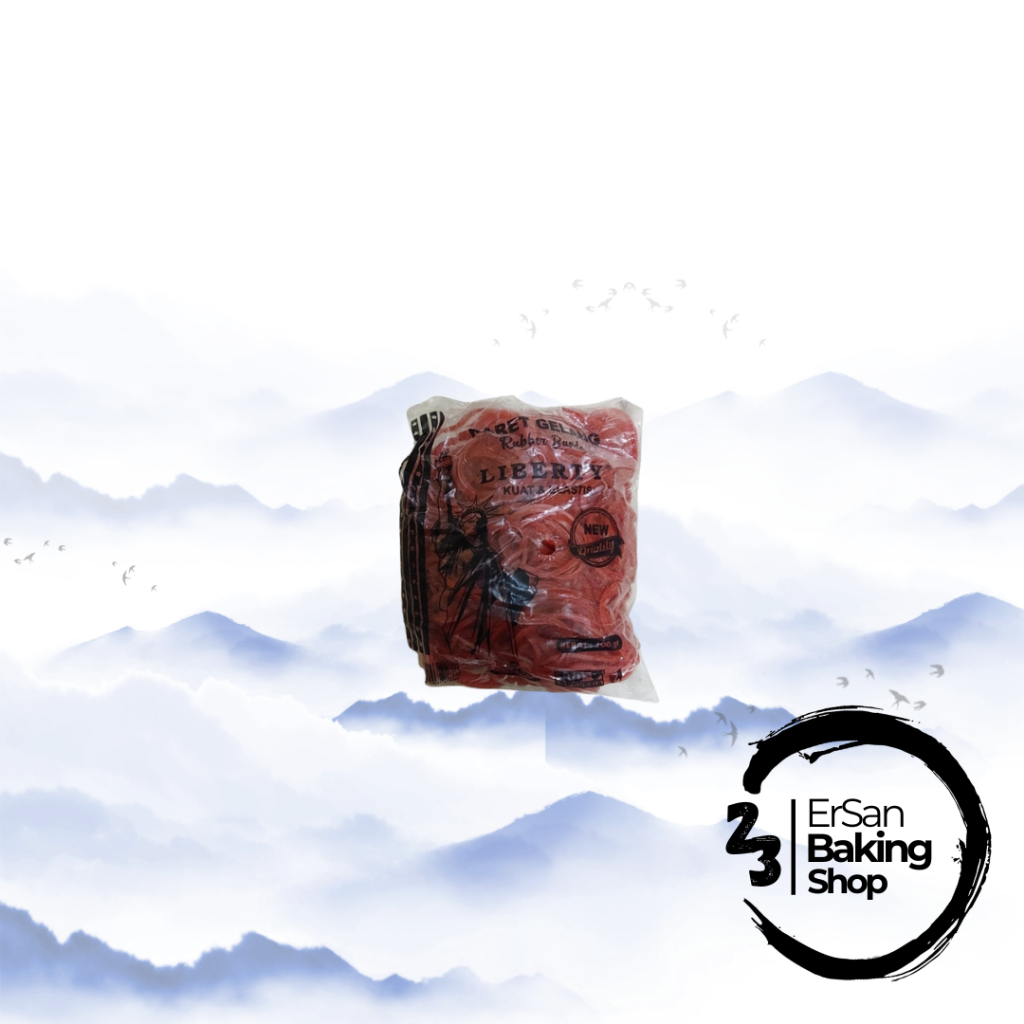 

Karet Gelang/Karet Kecil & Sedang/Rubber Bands Kuat & Elastis Liberty Kemasan 100gr