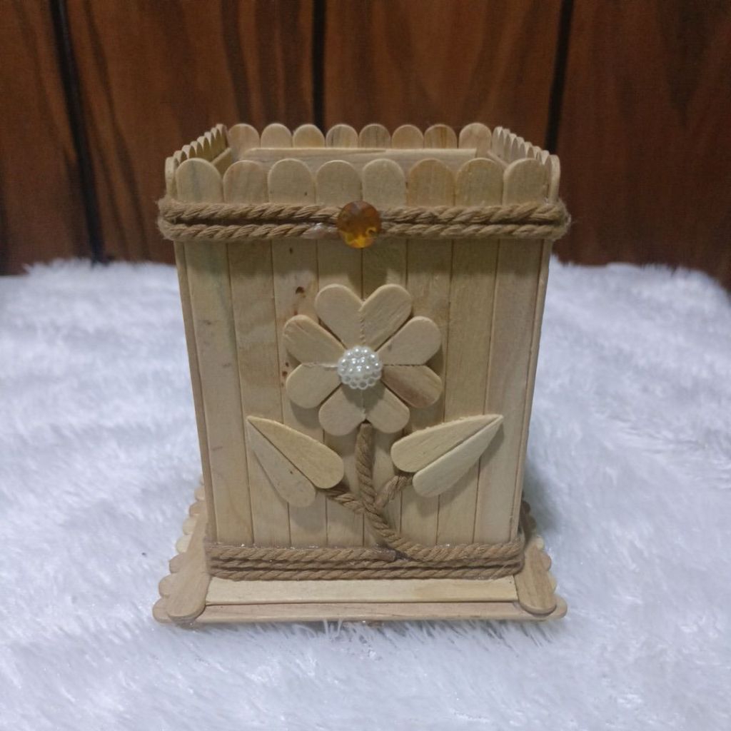 

tempat pensil stik eskrim