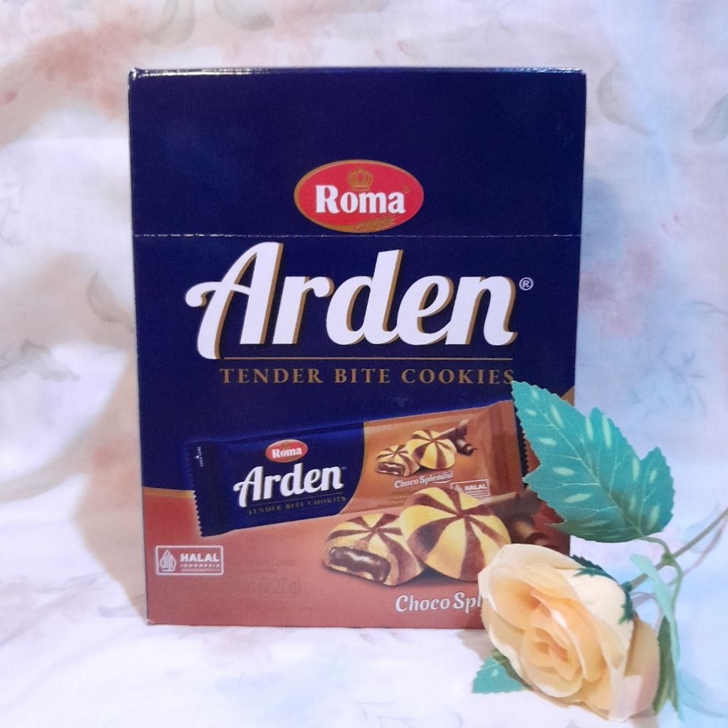 

ARDEN COOKIES CHOCOLATE / BISKUIT COKLAT ROMA / 1 BOX ISI 10 PCS
