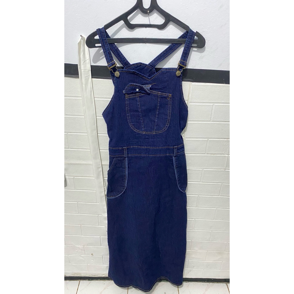 Preloved Overal Rok Jeans