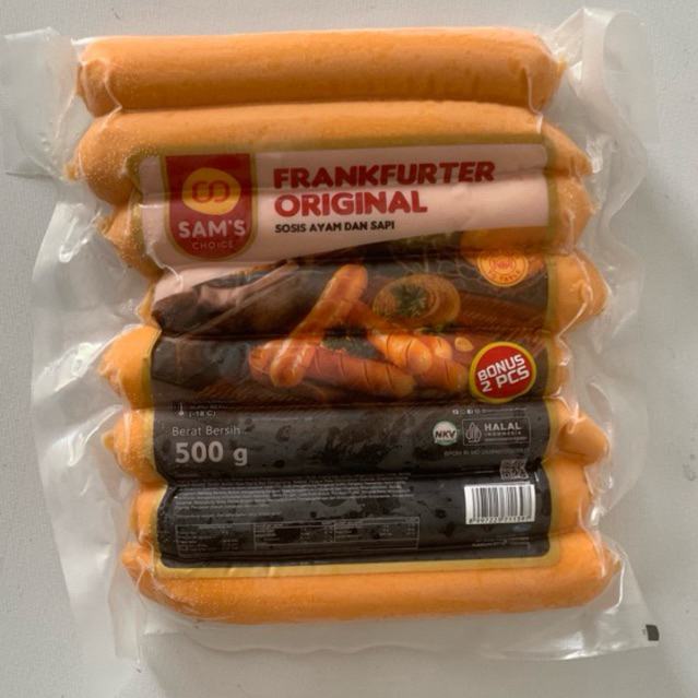 

Sam's choice sosis jumbo 500g isi 8pcs