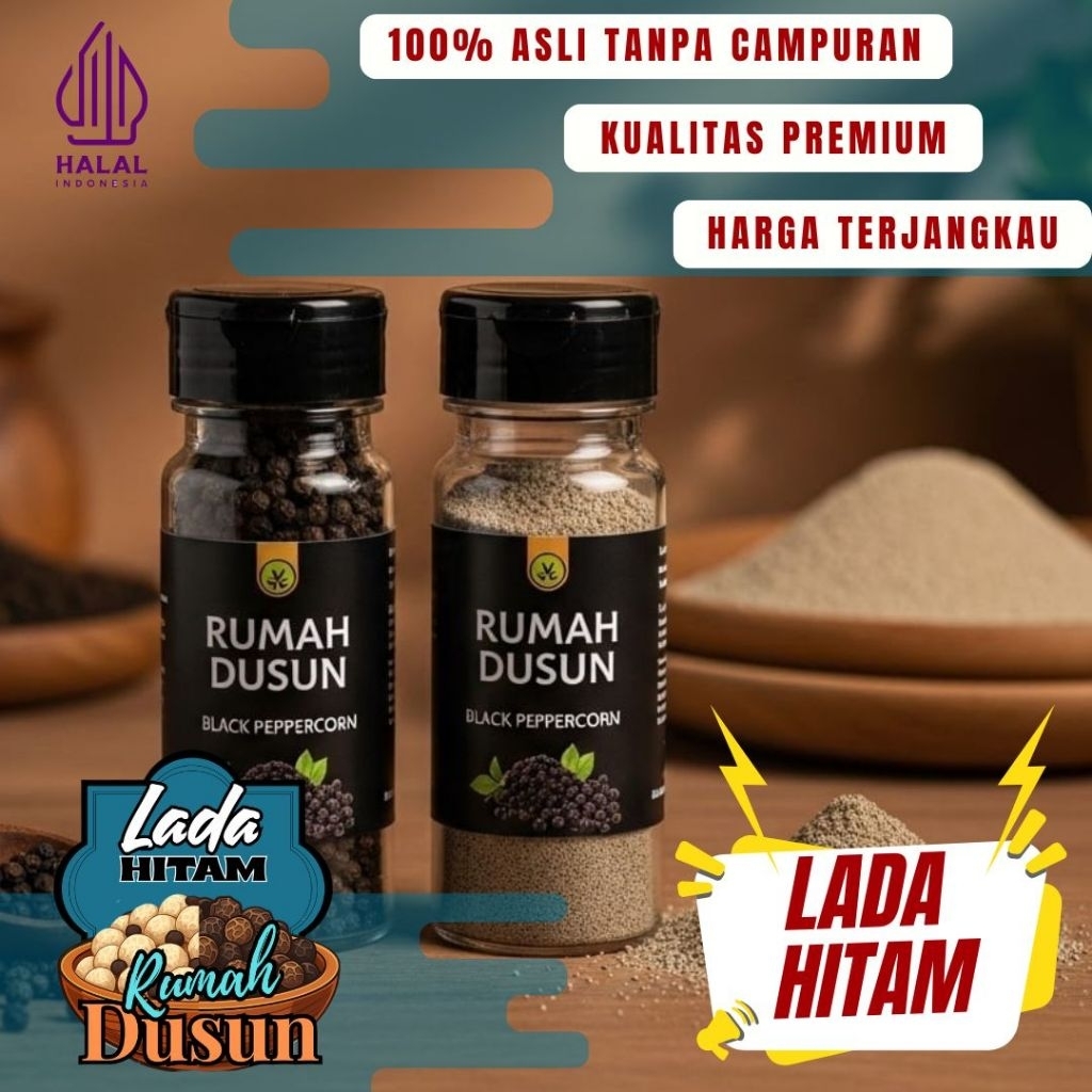 

Lada Hitam Butir dan Bubuk // 100% Murni tanpa campuran dan harga termurah