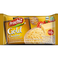 

PRO CHIZ KEJU GOLD CHEDDAR PCK 60g (1 DUS) ISI 96