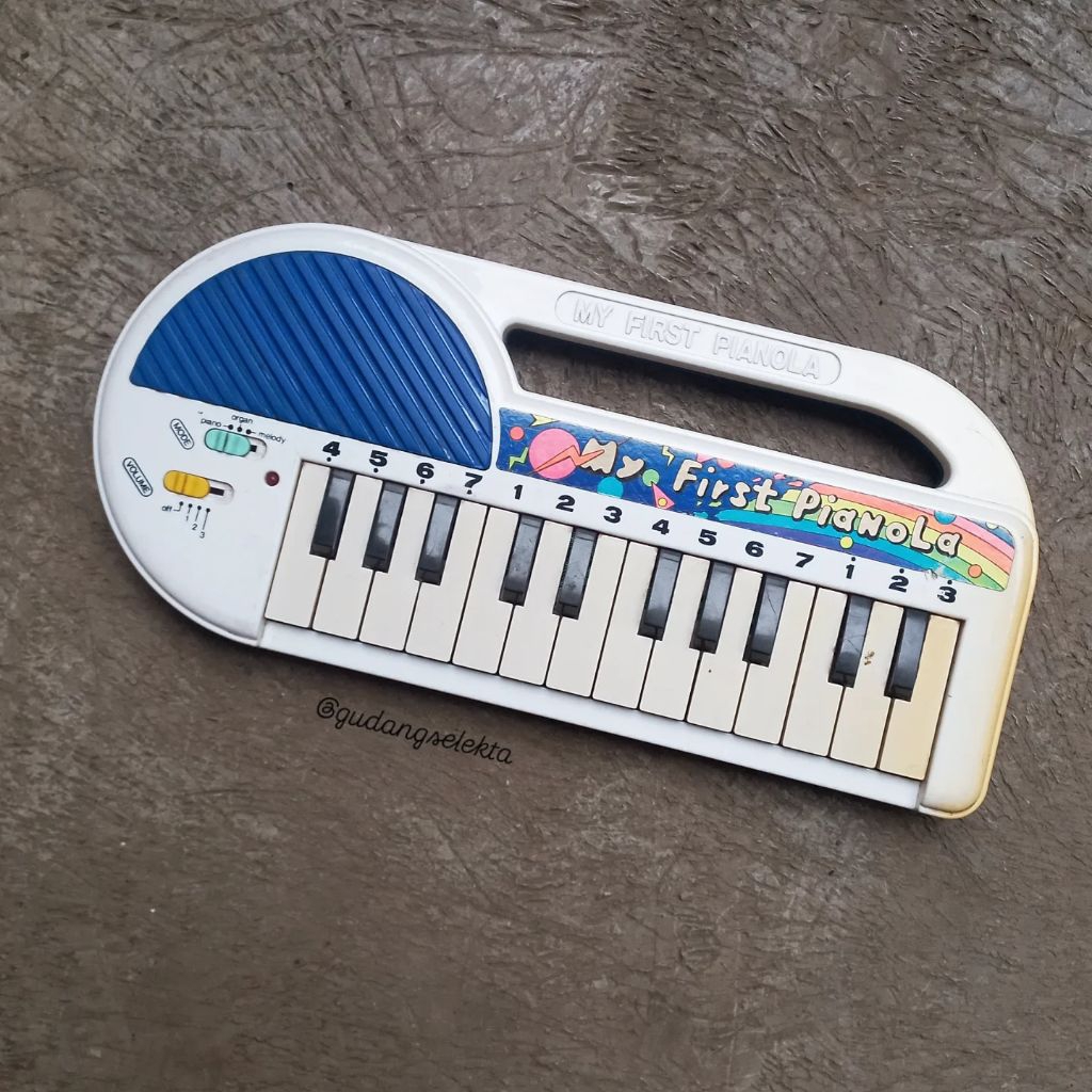 Piano Mini Dekorasi Jadul Vintage Pianola keyboard