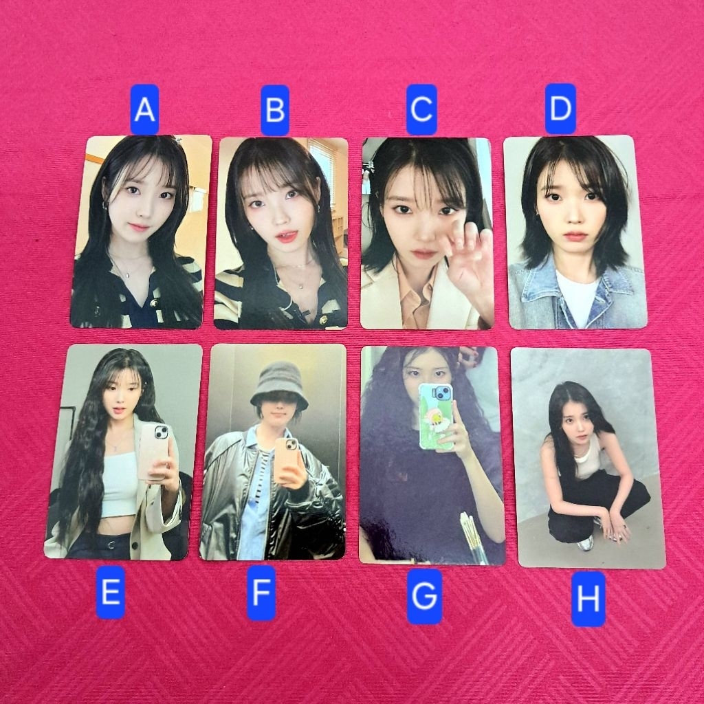Ready official photocard pc IU membership kit Uaena 6th & the winning hereh merch md concert world t