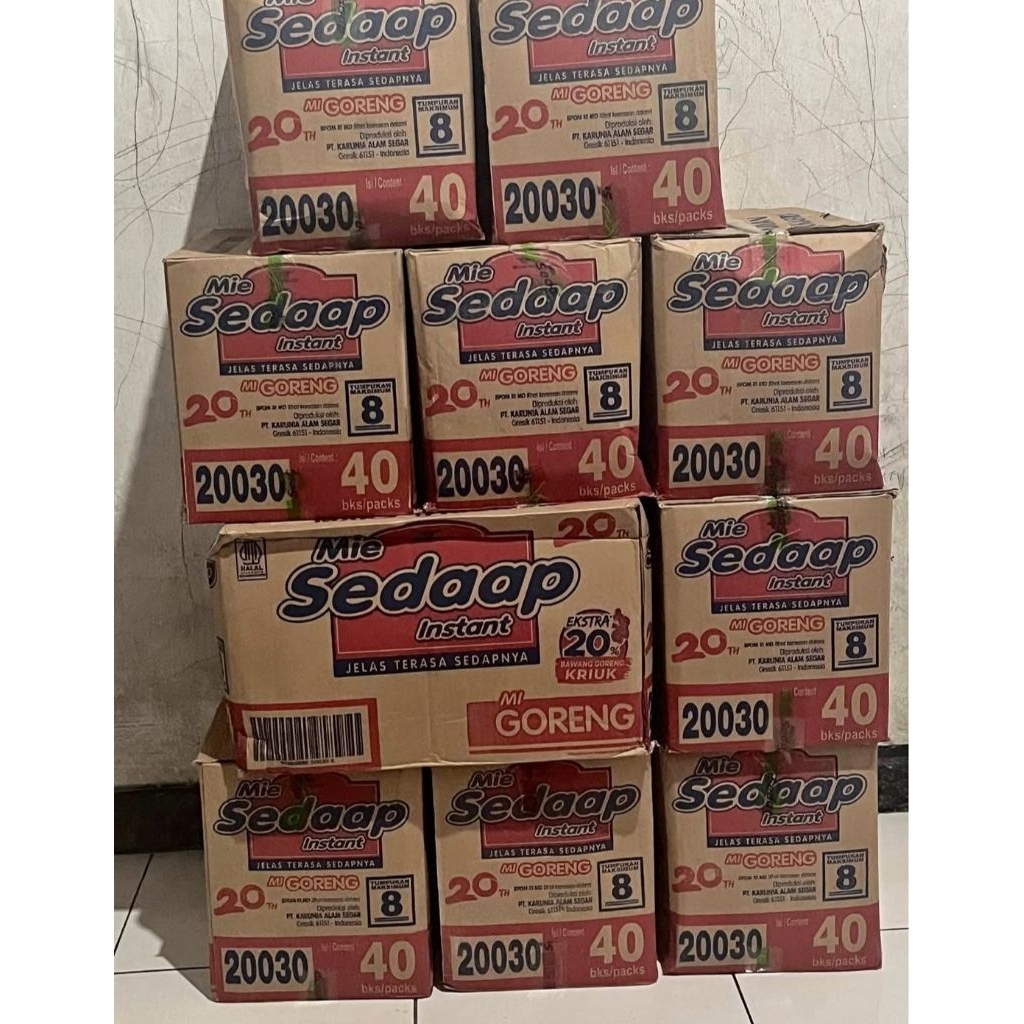 

MIE SEDAP GORENG 1 KARTON ISI 40 PCS