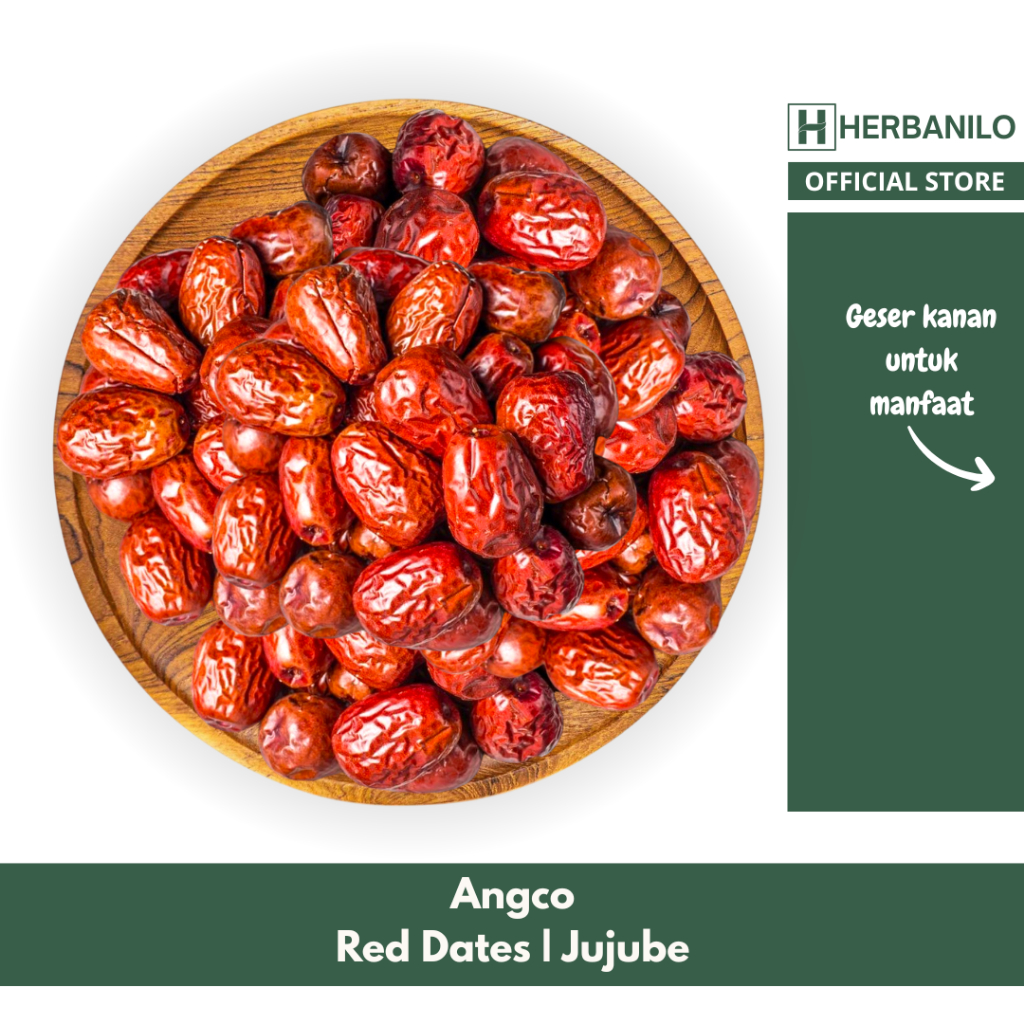 

Herbanilo - Angco / Red Dates / Jujube / Kurma Cina 10 Gram