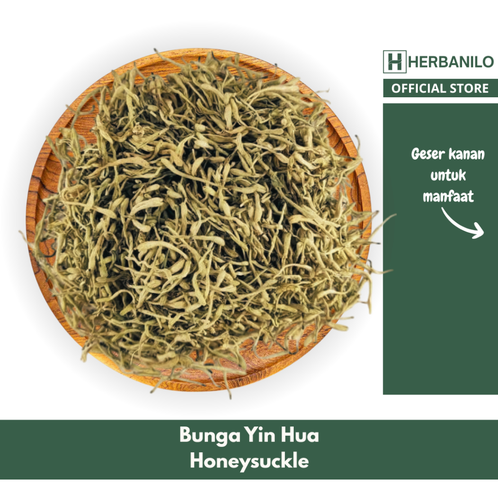 

Herbanilo - Bunga Yin Hua / Yin Hua / Honeysuckle 10 Gram