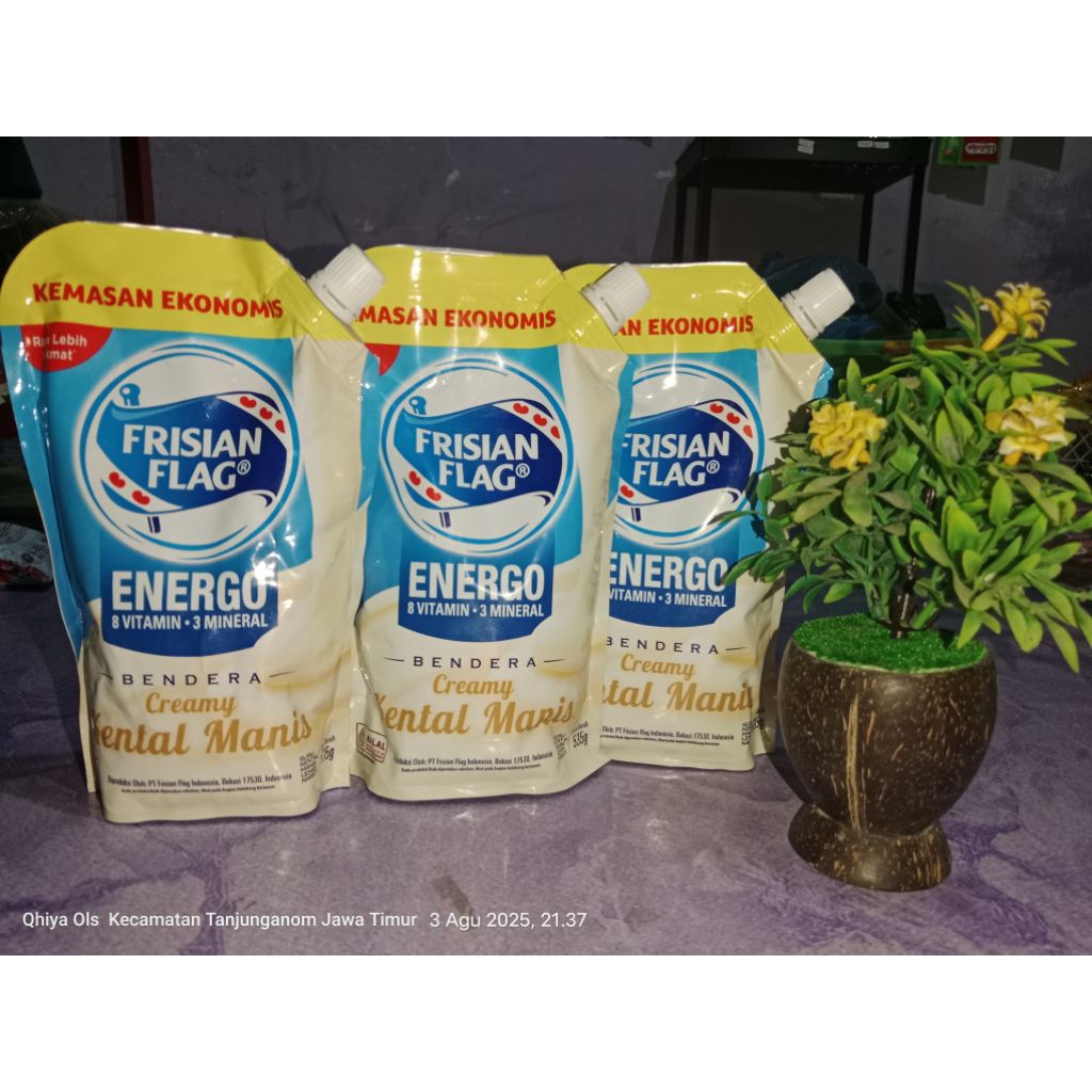 

Susu Pouch Frisian Flag/Susu Bendera KentaManis 535g