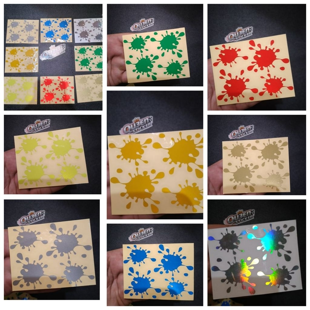 

Sticker Bercak Stiker CROT Isi 4 Cutting