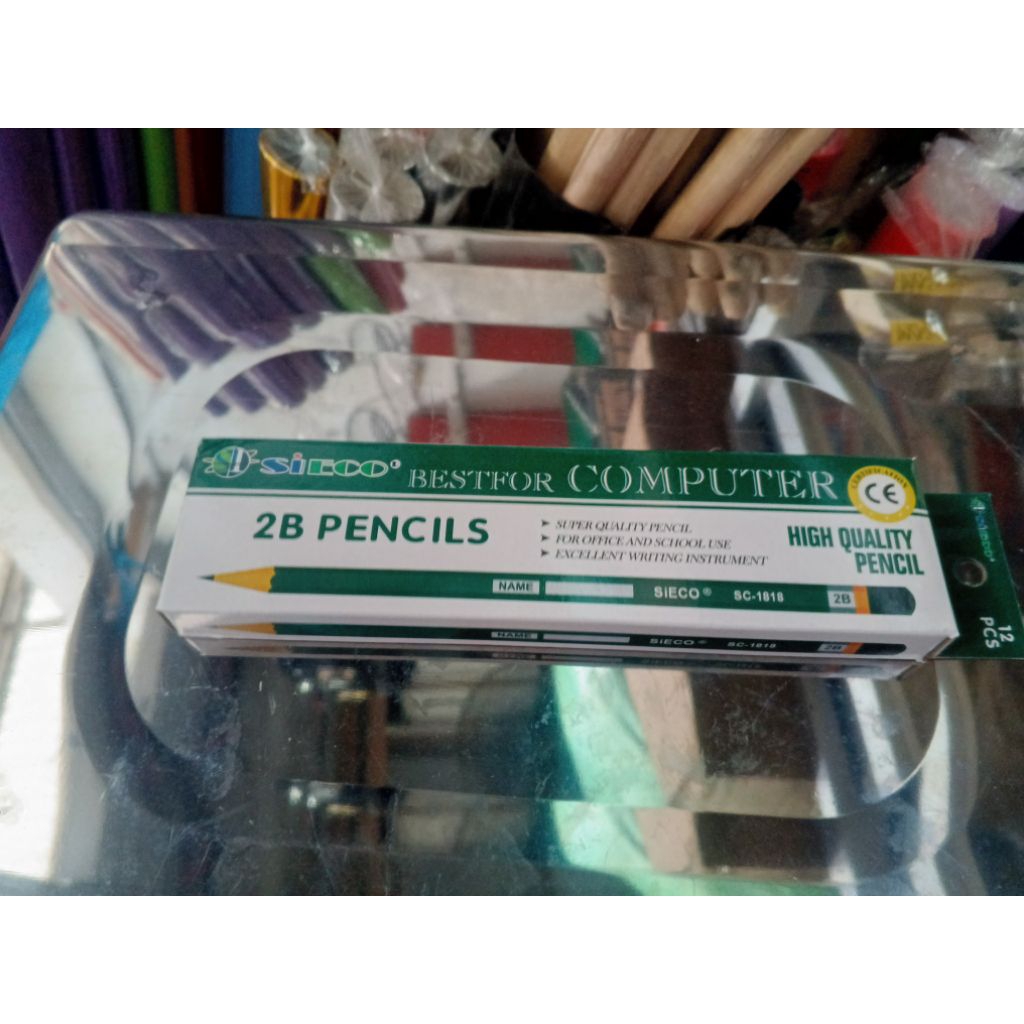 

Pensil 2B Sieco SC-1818 Bestfor Computer – Pensil Ujian Komputer (1 Pack Isi 12 pcs)