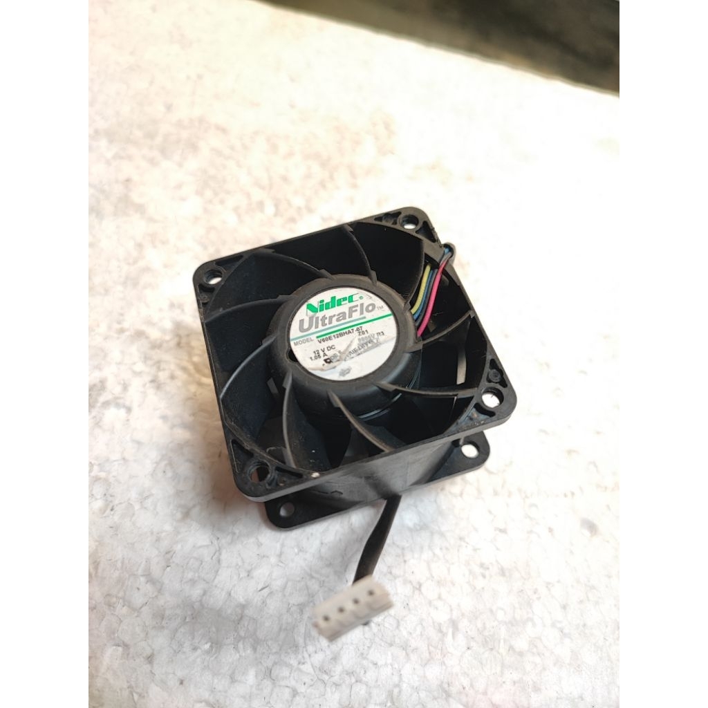 Kipas blower NIDEC 6cm 12V 1,05A angin kencang