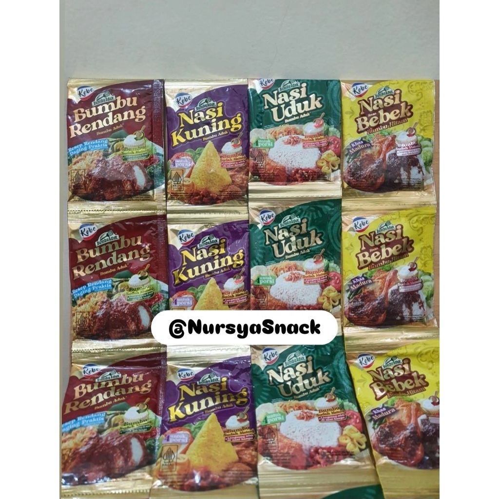 

Kobe Bumbu Aduk 1 renceng isi 10 pcs