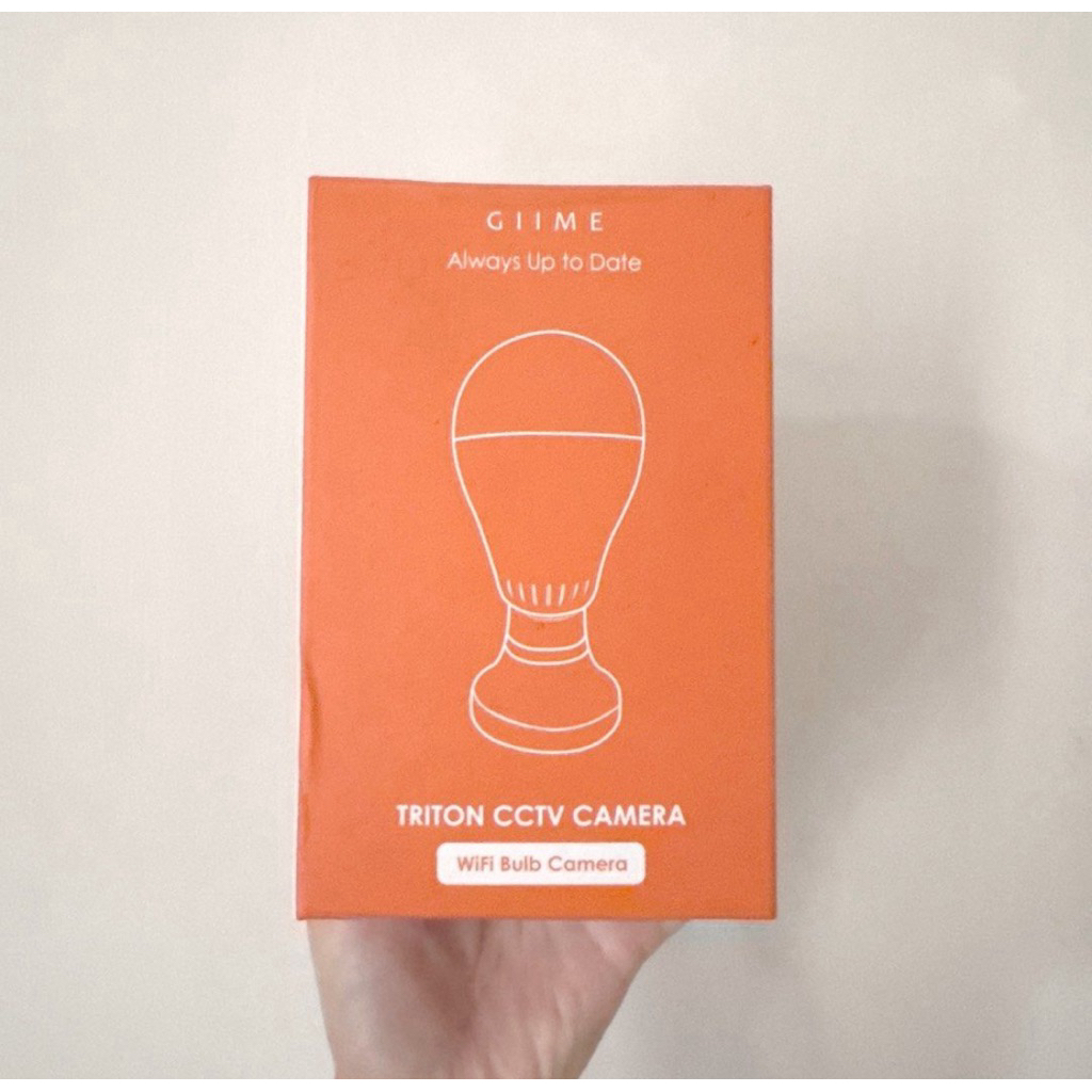 Kamera CCTV Bohlam Giime Triton Wifi Bulb V380 360 Derajat Panoramic Fish Eye Spy Keamanan Tersembun