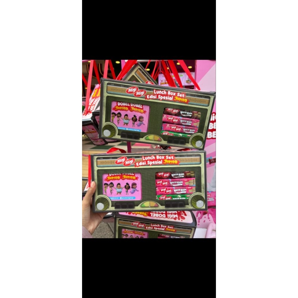 

migi migi 12 pcs lunch box edisi Jumbo PRJ