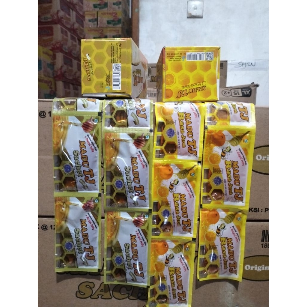 

MADU TJ ( jeruk) & MADU TJO (Original) _harga 1 Box isi 12 @20 ml_