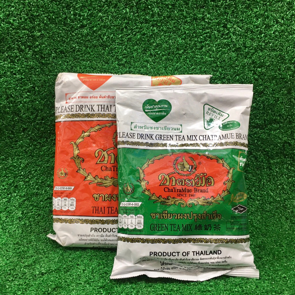 

ChaTraMue Thai Tea / Green Tea Mix / Butterfly Pea / 3in1 Thai Tea Loose / Sachet Tea Powder Bubuk Teh Impor Thailand HALAL