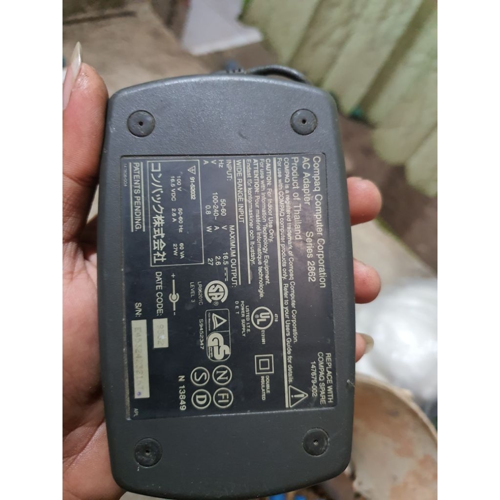 Adaptor PSU Charger laptop Compaq original