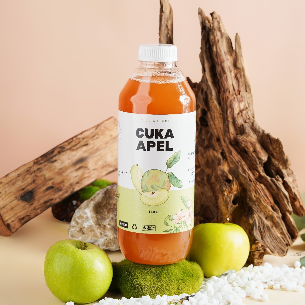 

Cuka Apel Premium 1 Liter - by DIVV Nature