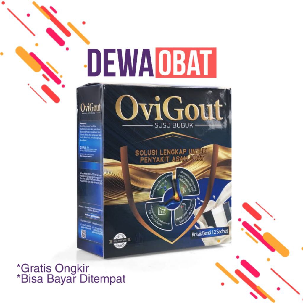 

Ovigout Minuman Susu Atasi Asam Urat Nyeri Sendi Kolesterol 100% Original Asli BPOM