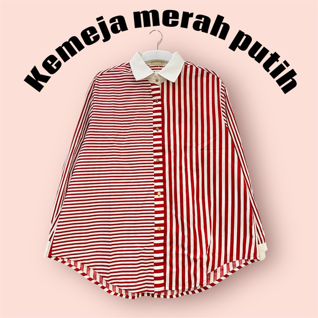 Kemeja Merah Putih Agustusan