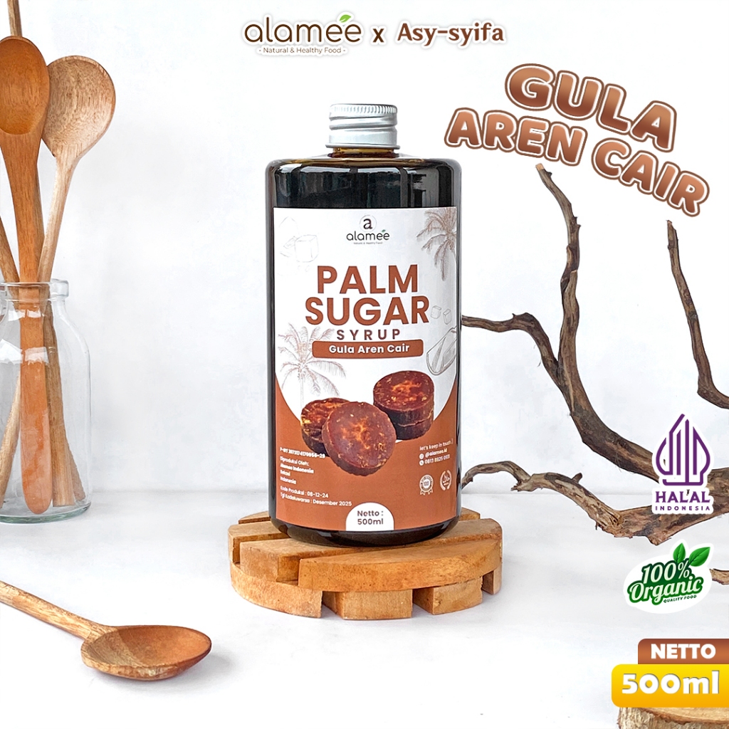 

Gula Aren Cair Syrup Palm Sugar Murni Barista Brown Sirup Natural Manis Asli Organic Liquid Organik