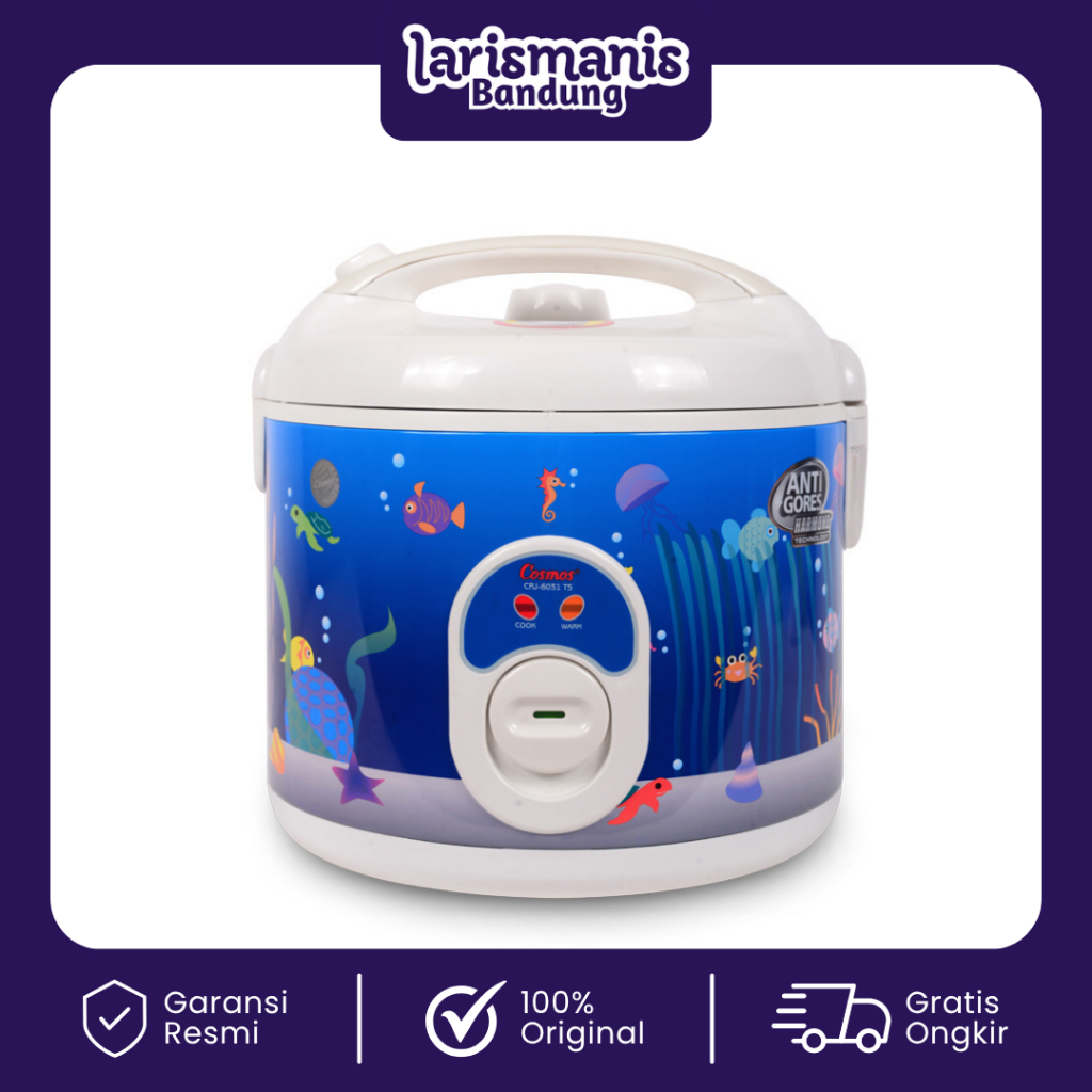 Cosmos Rice Cooker Harmond CRJ 6031 N Magic Com Penanak Nasi 2 Liter