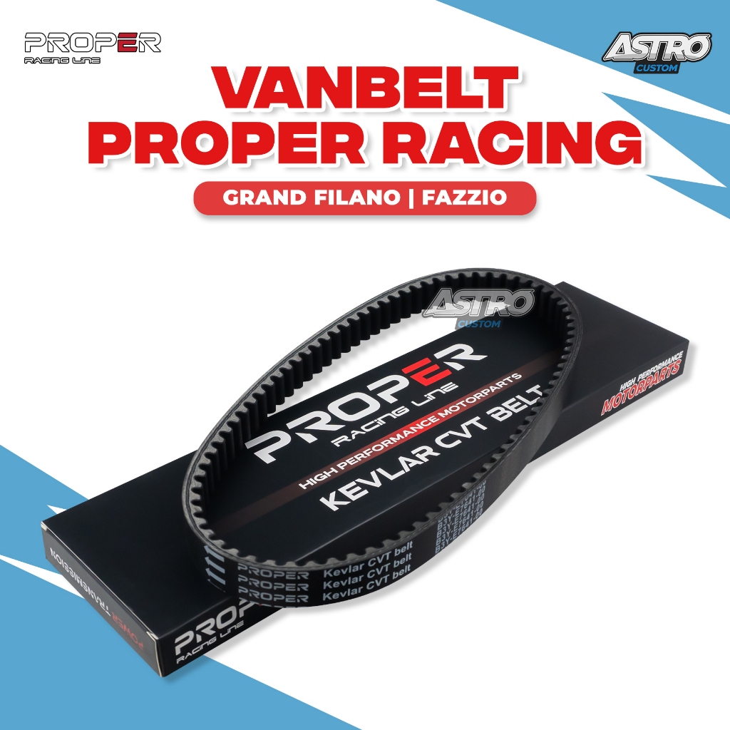 Proper Vanbelt Grand Filano Fazzio B3Y Vbelt Venbelt Kevlar Racing Line Upgrade CVT
