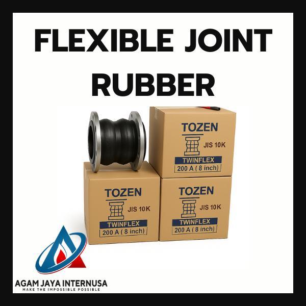 FLEXIBLE JOINT 6" RUBBER JIS 10K FLANGE ENDS TWINFLEX CS